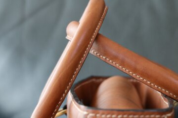 Lederhandtasche