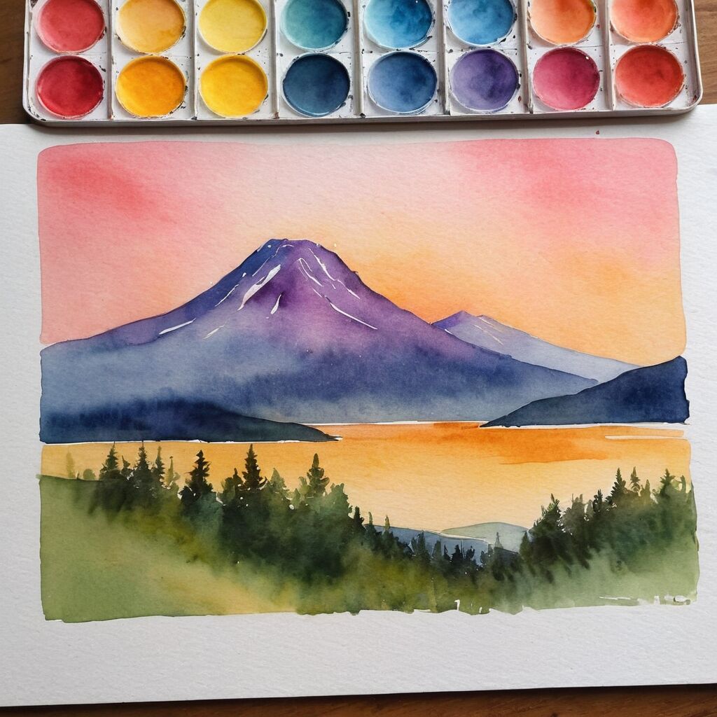 Kreative Aquarell Malen Ideen einfach für Einsteiger und Fortgeschrittene