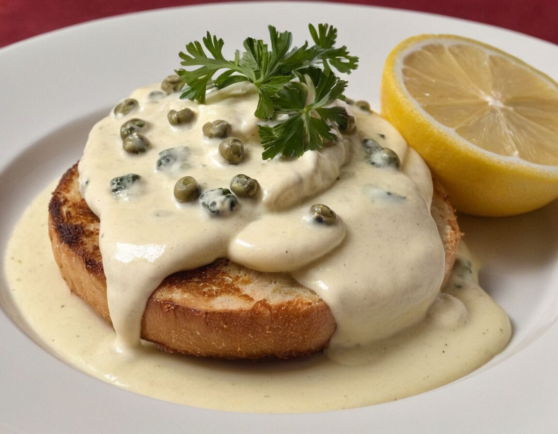 Für die Soße Kapern, saure Sahne, Zitronensaft einrühren - Rezept für originale Königsberger Klopse: Traditionelle Zubereitung und Tipps