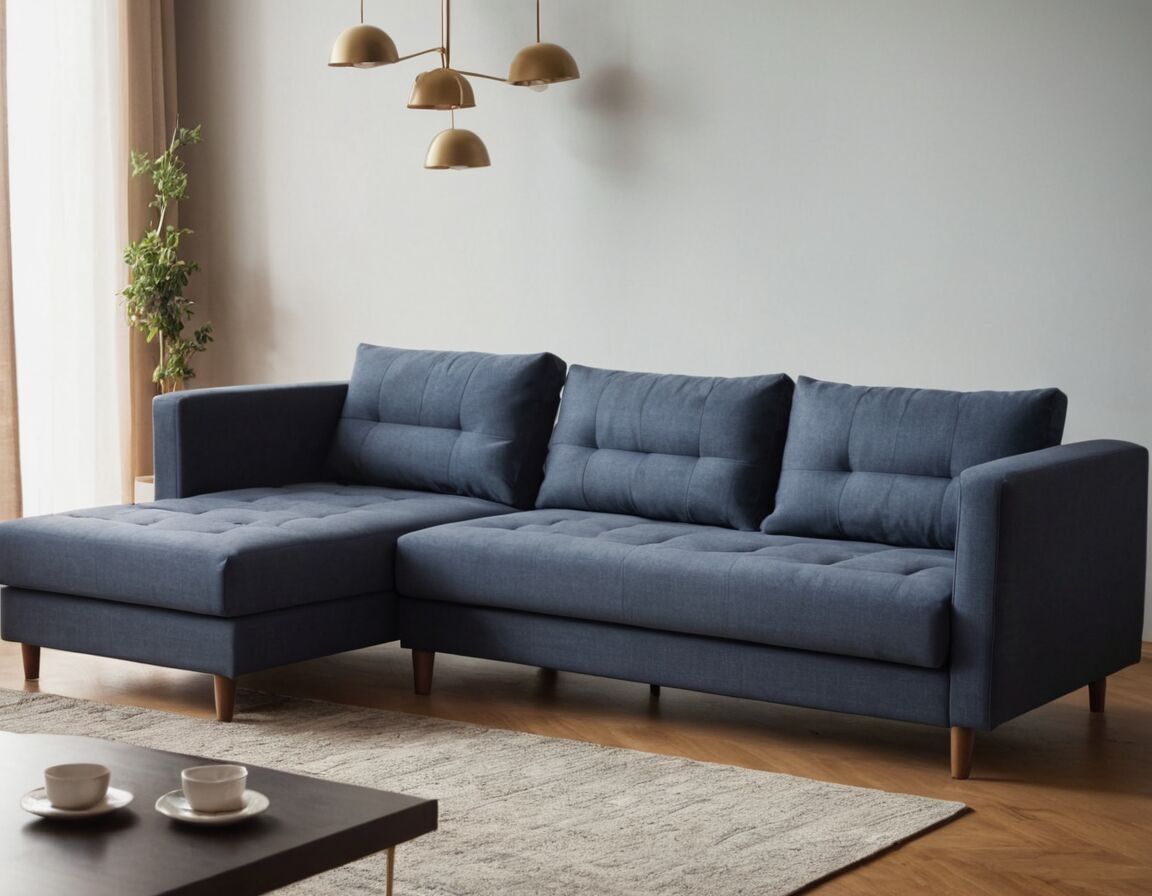Schneller Aufbau und leichte Handhabung - Cord Sofa mit Schlaffunktion: Der perfekte Begleiter für stilvolle Wohnräume und Übernachtungsgäste