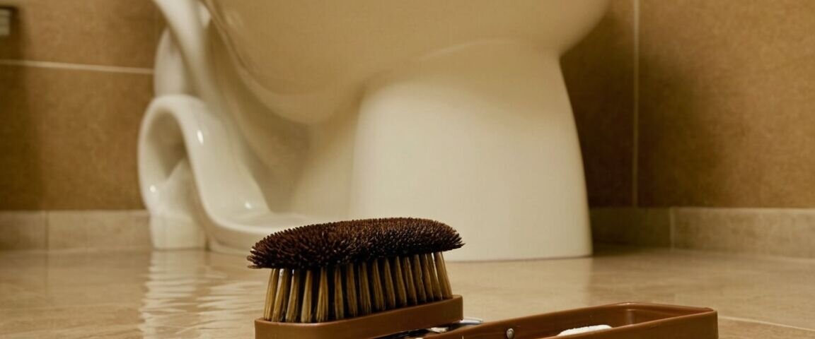 Braune Ablagerungen in der Toilette unter Wasser: Ursachen und effektive Reinigungstipps